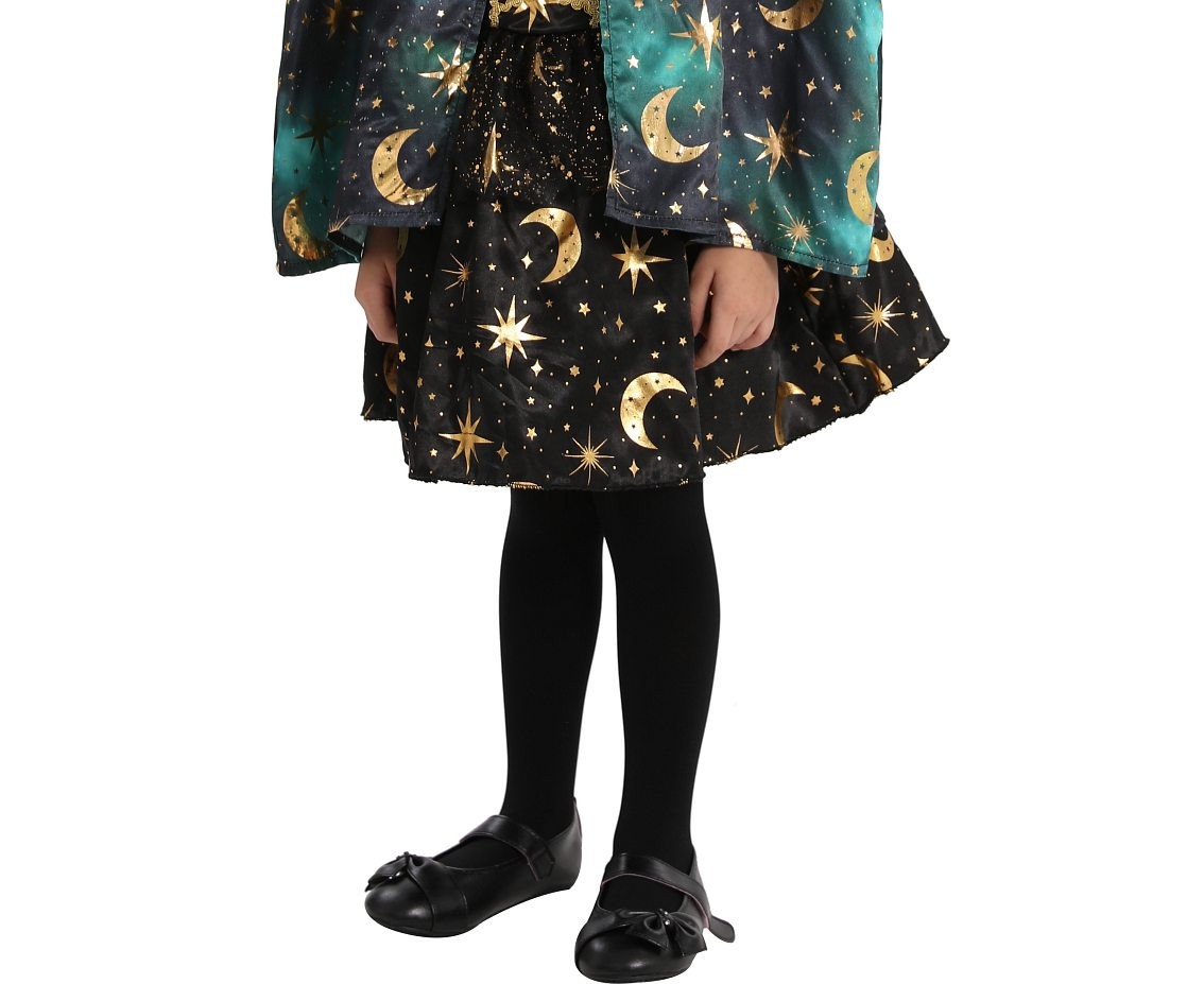 Role play set for kids Green Wizard (cape, hat), size 92/104 cm